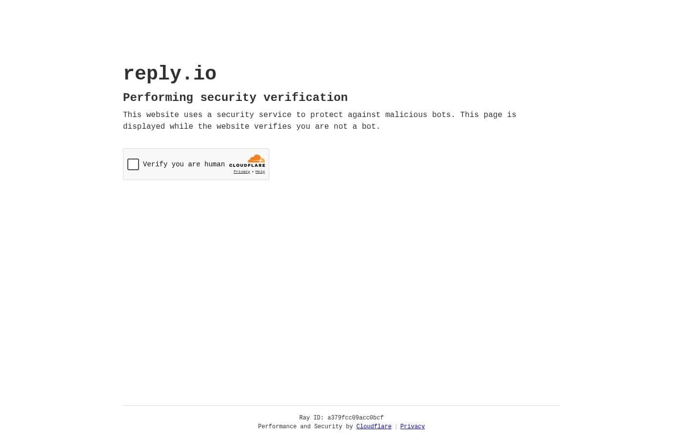 Captura de la página de precios de Reply.io