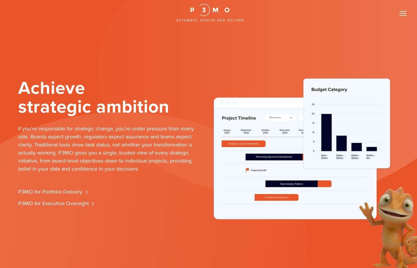P3MO Ltd Homepage-Screenshot