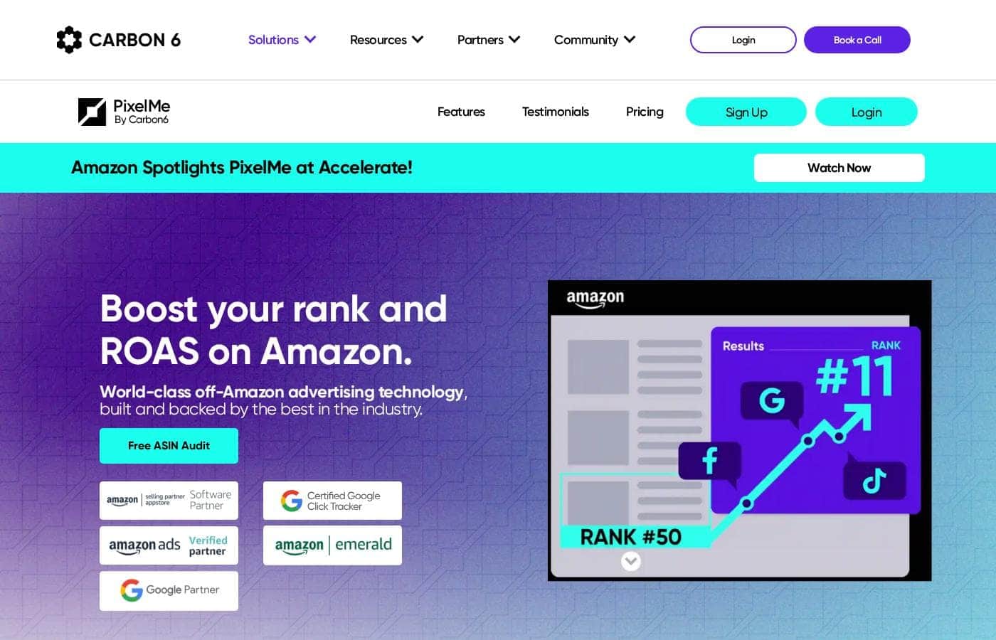 PixelMe homepage screenshot