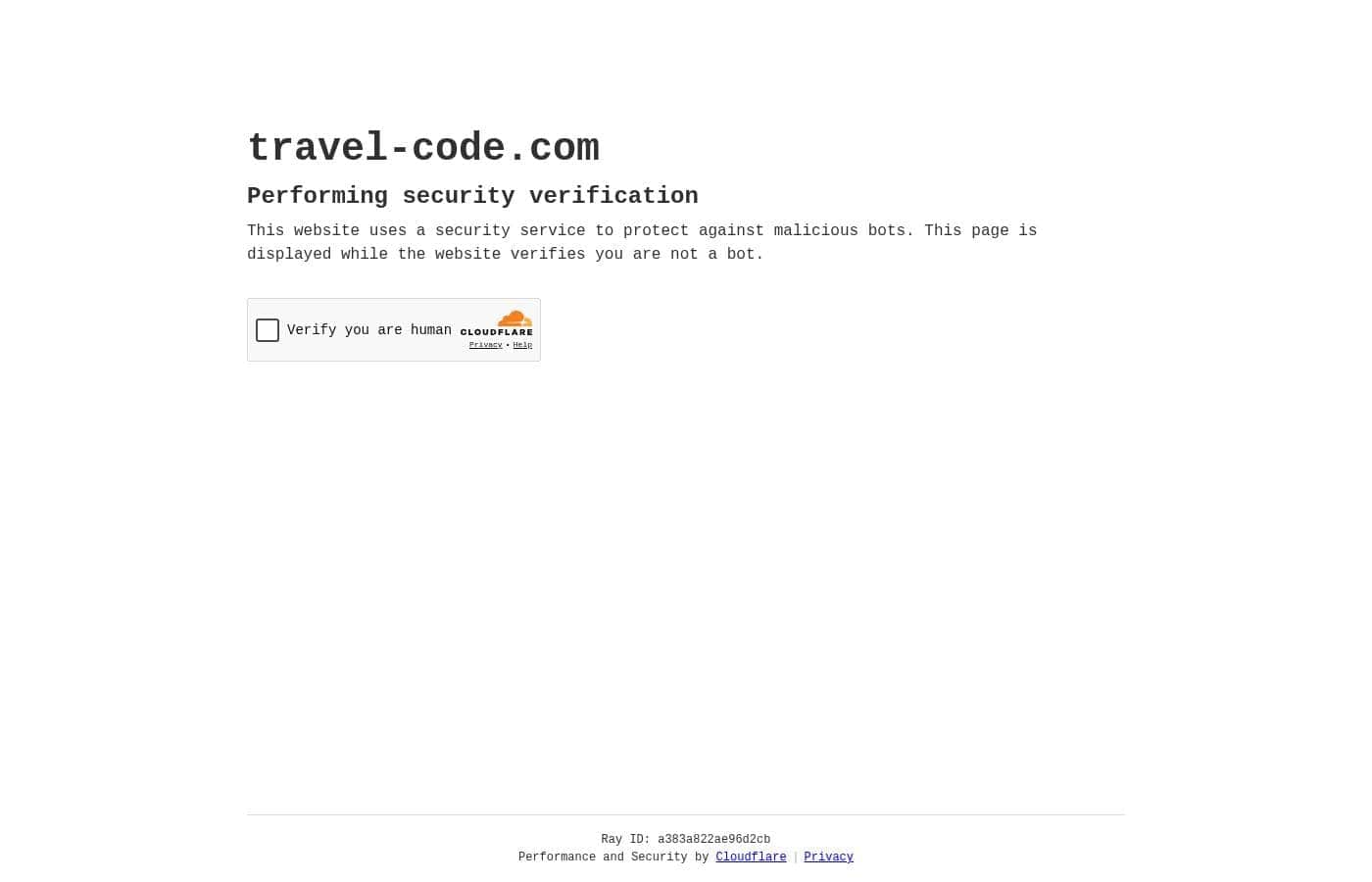 ภาพหน้าจอหน้าราคาของ Travel Code