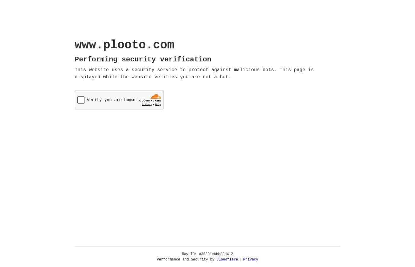 Plooto pricing page screenshot