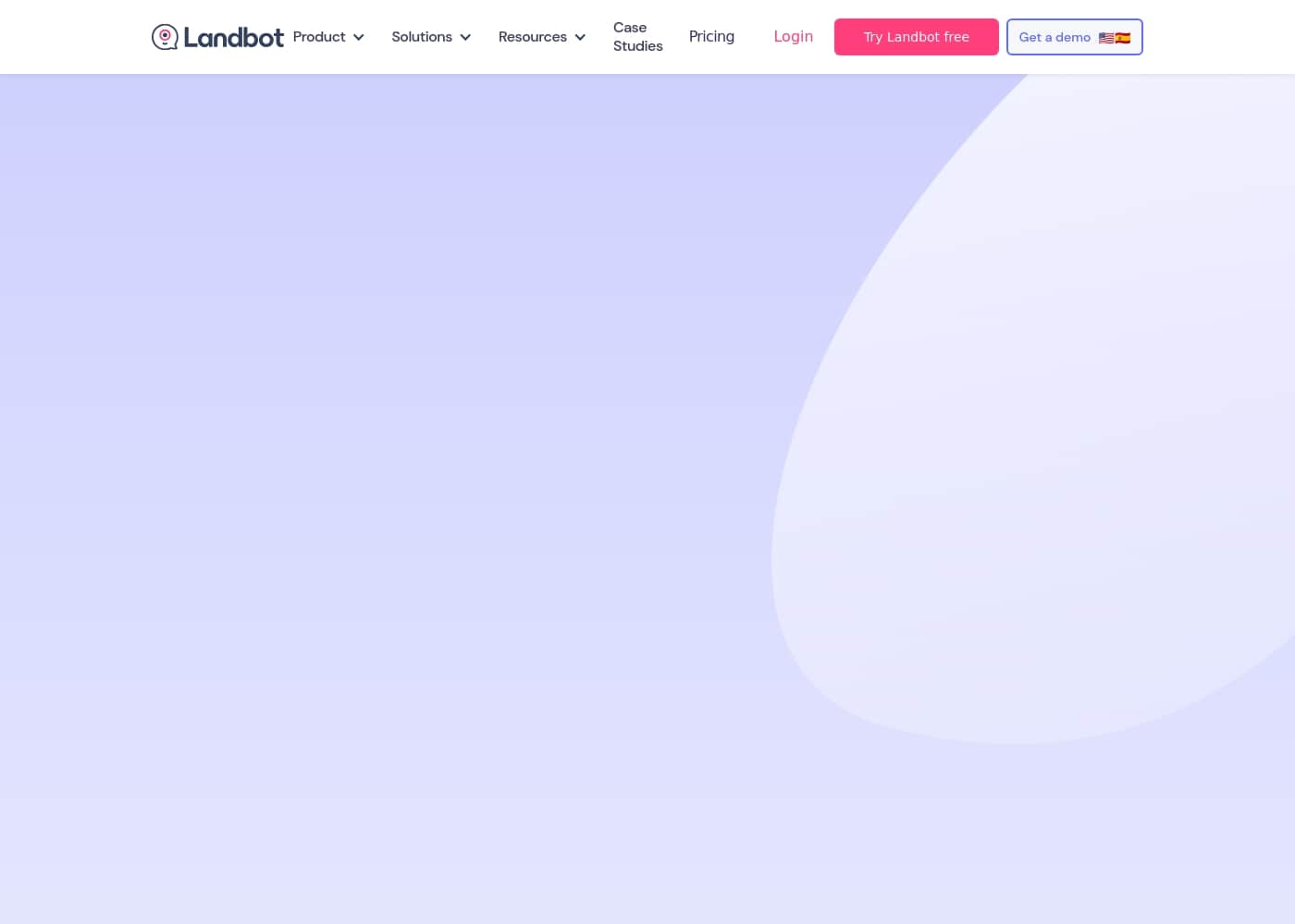 ภาพหน้าจอหลักของ Landbot