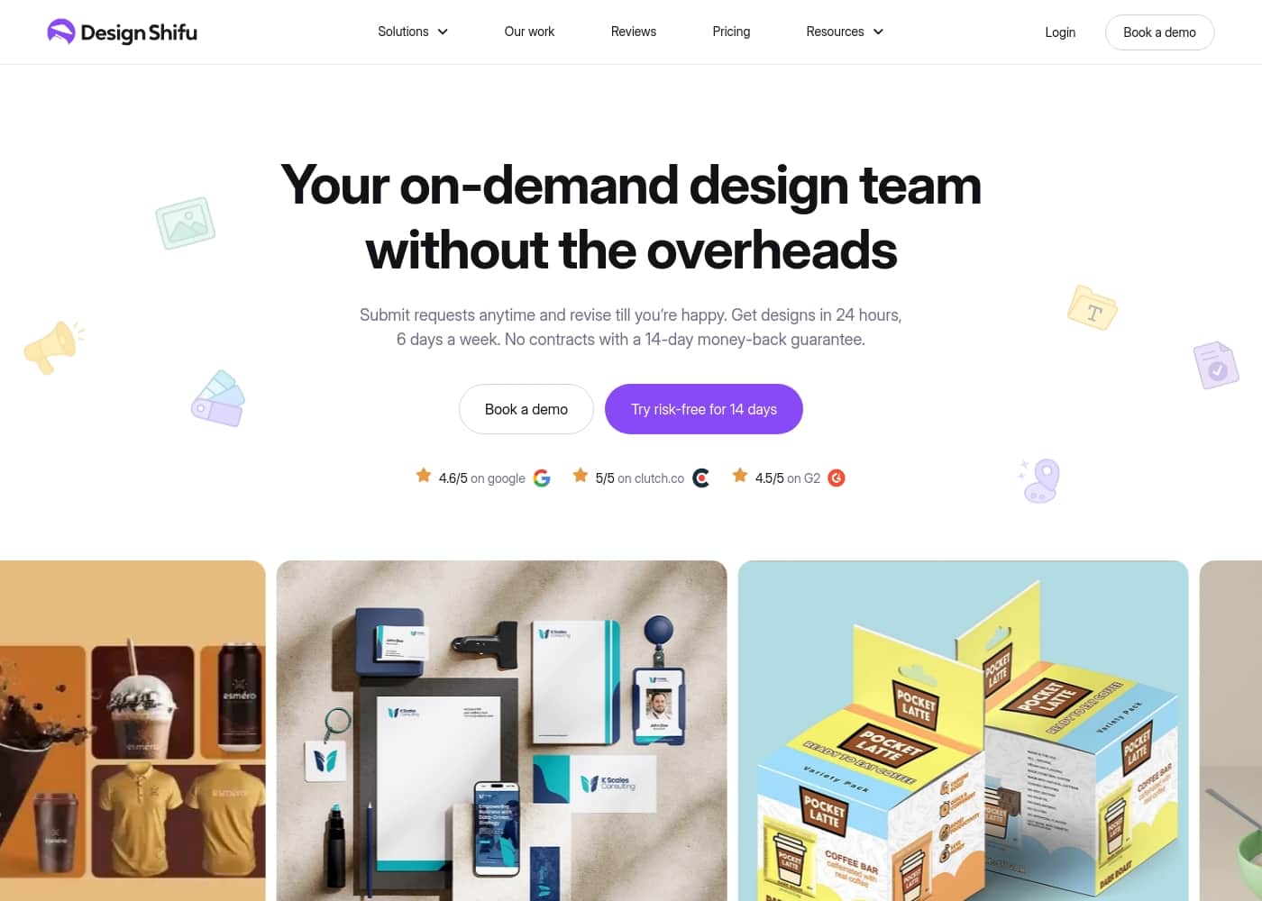 Design Shifu 홈페이지 스크린샷