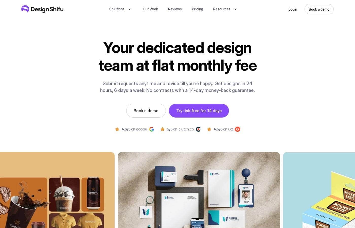 Design Shifu homepage screenshot