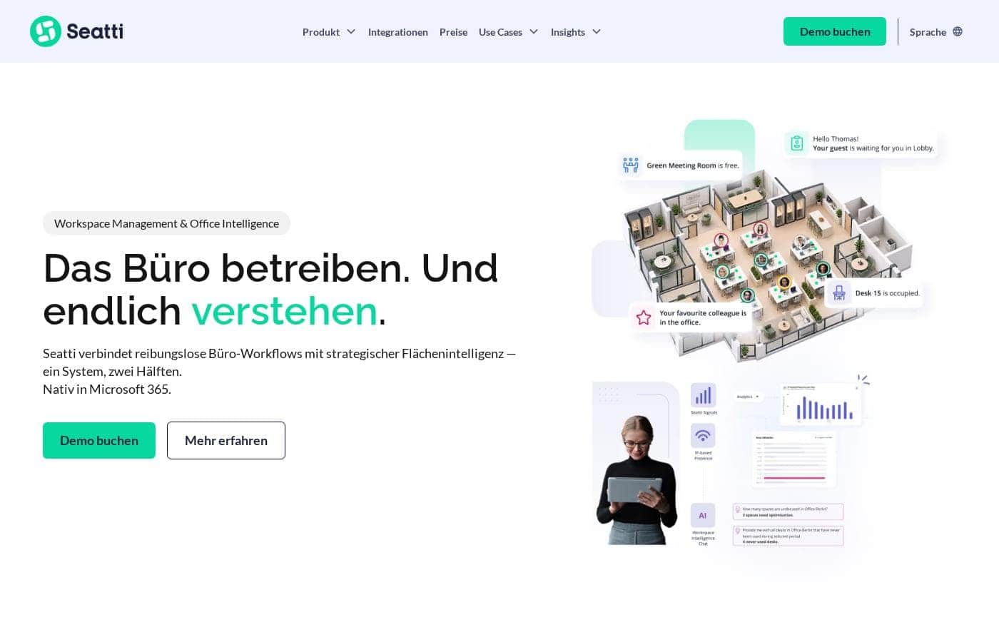 Seatti homepage screenshot