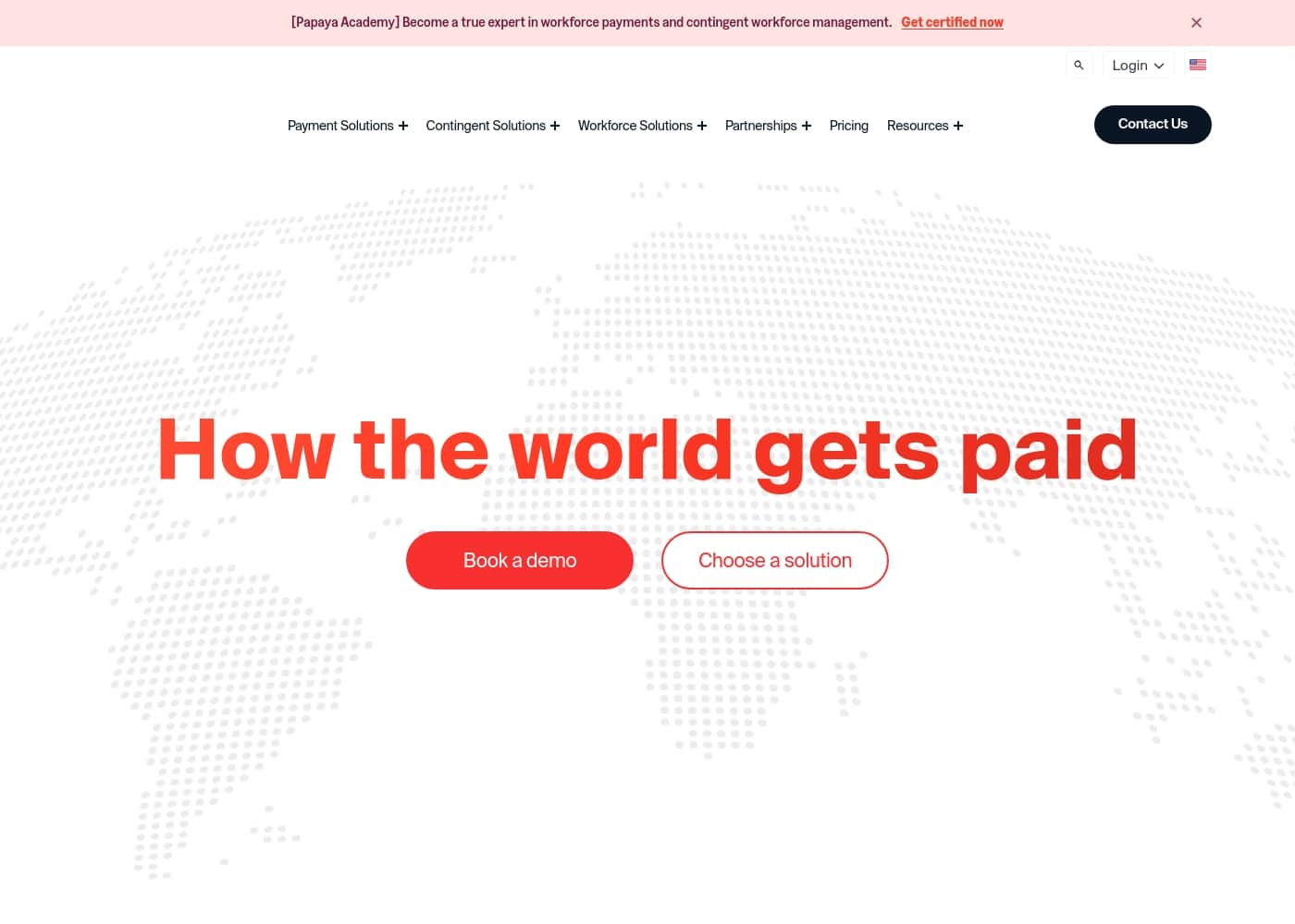 ภาพหน้าจอหลักของ PapayaGlobal