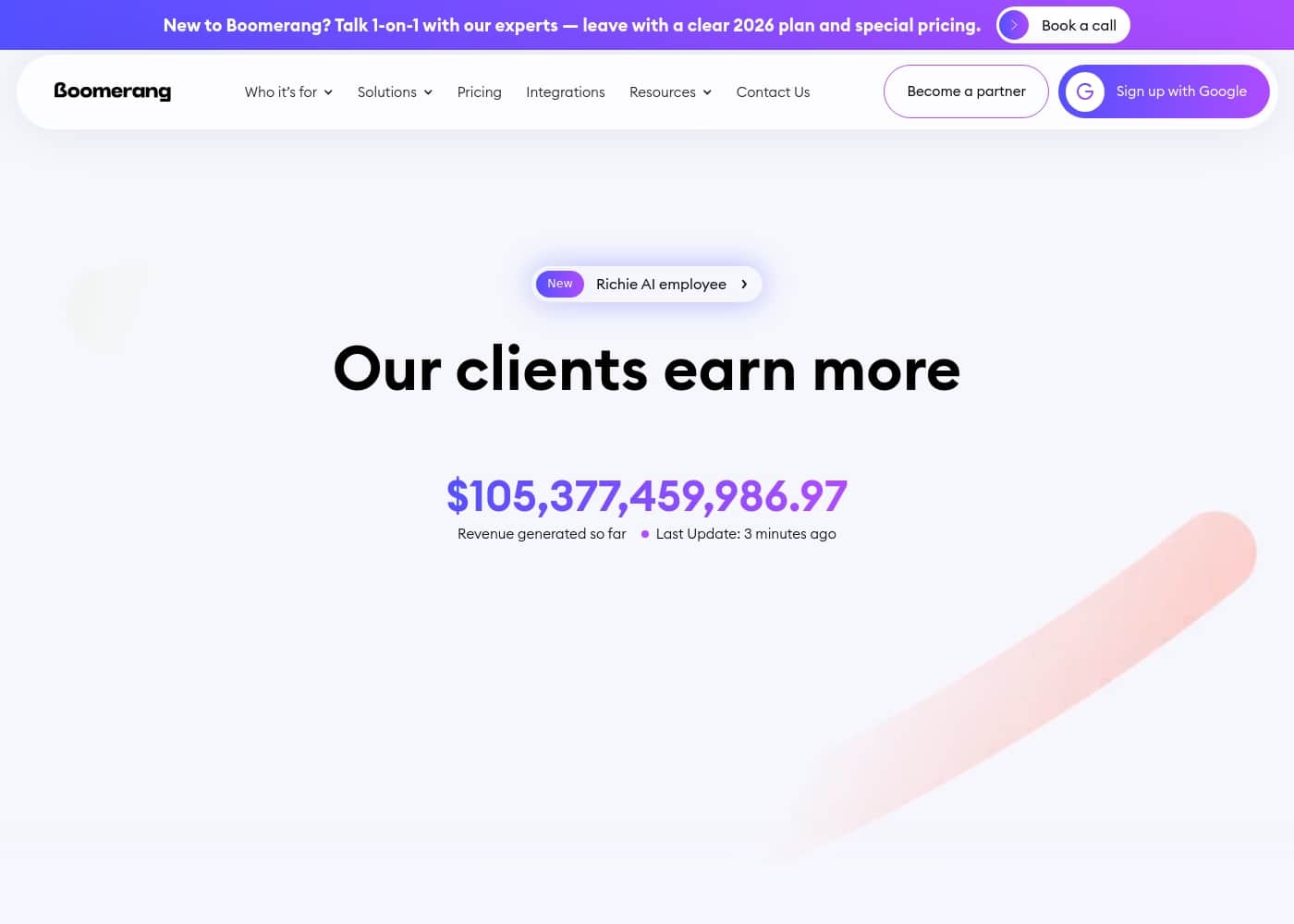 Boomerangme首页截图