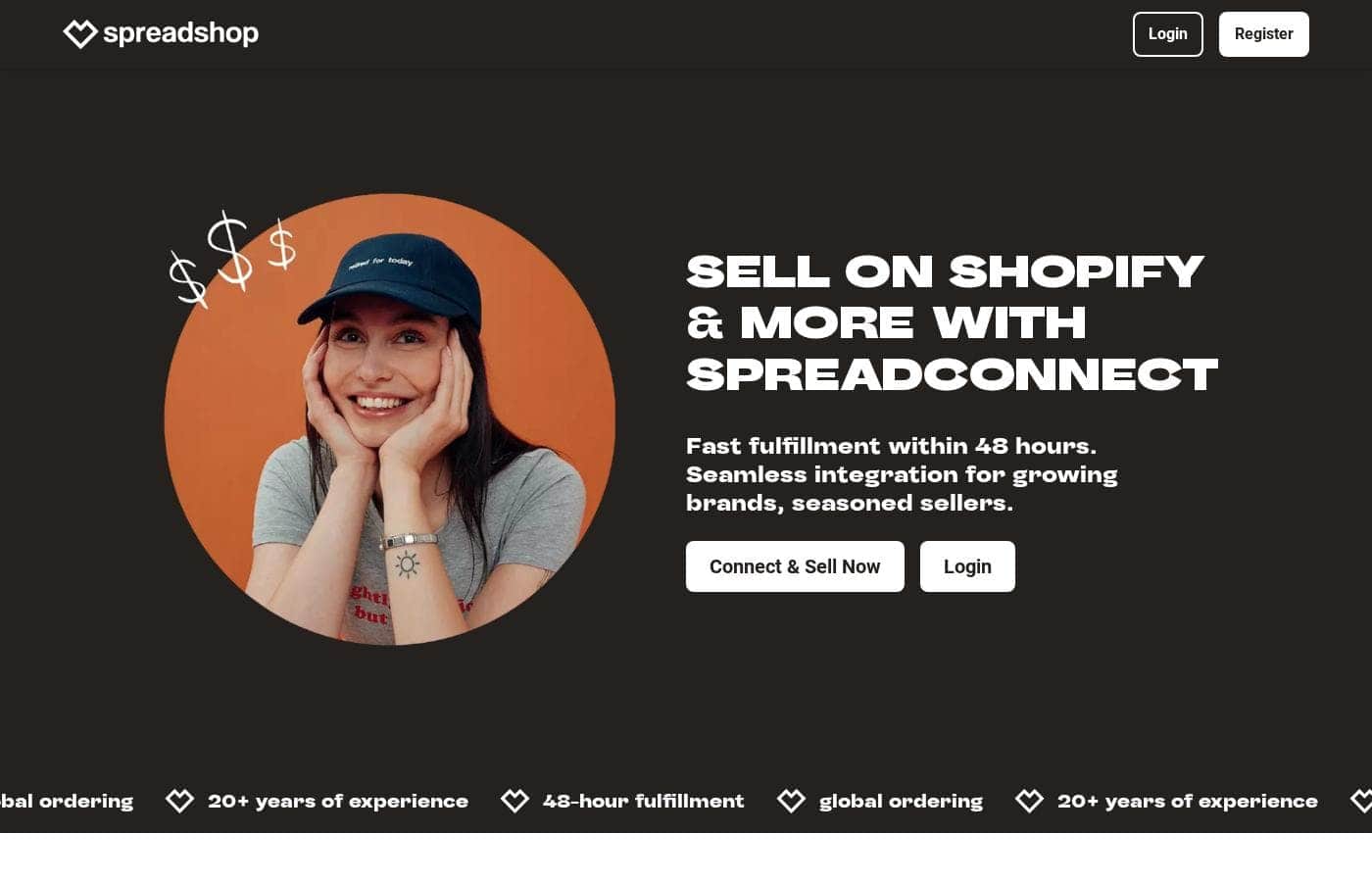 SPOD homepage screenshot