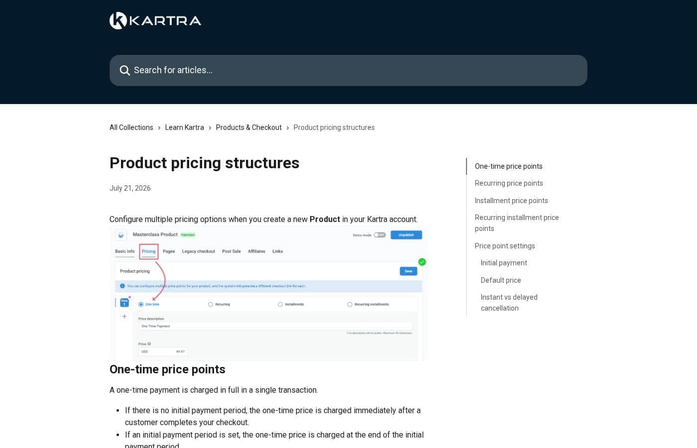 Screenshot della pagina prezzi di Kartra, WebinarJam & EverWebinar