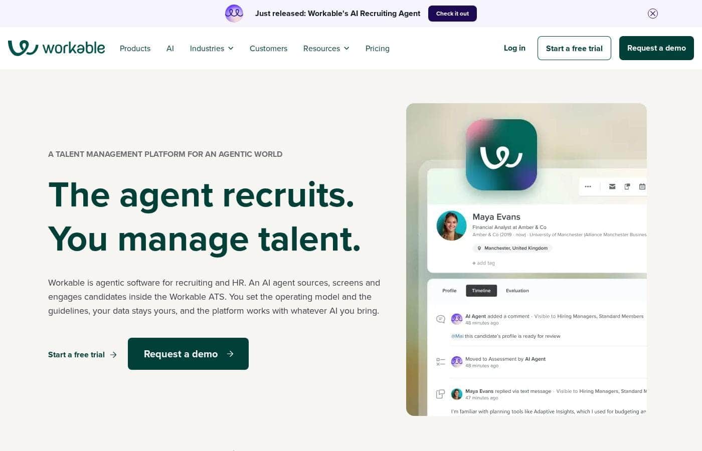 Workable Homepage-Screenshot