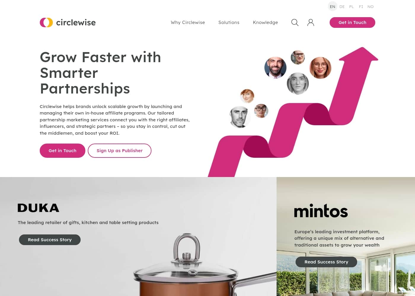 Circlewise homepage screenshot