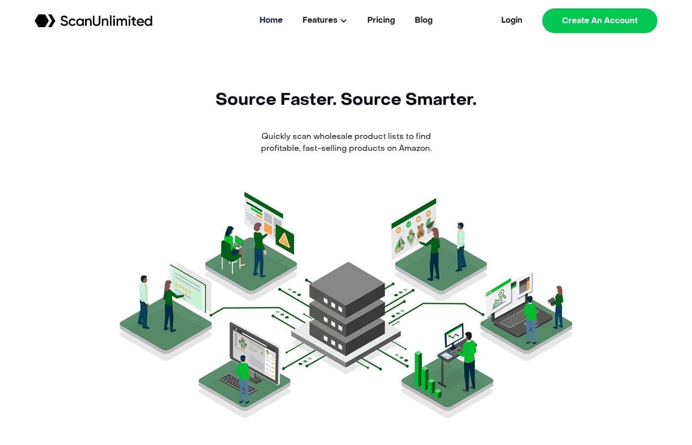 ScanUnlimited homepage screenshot