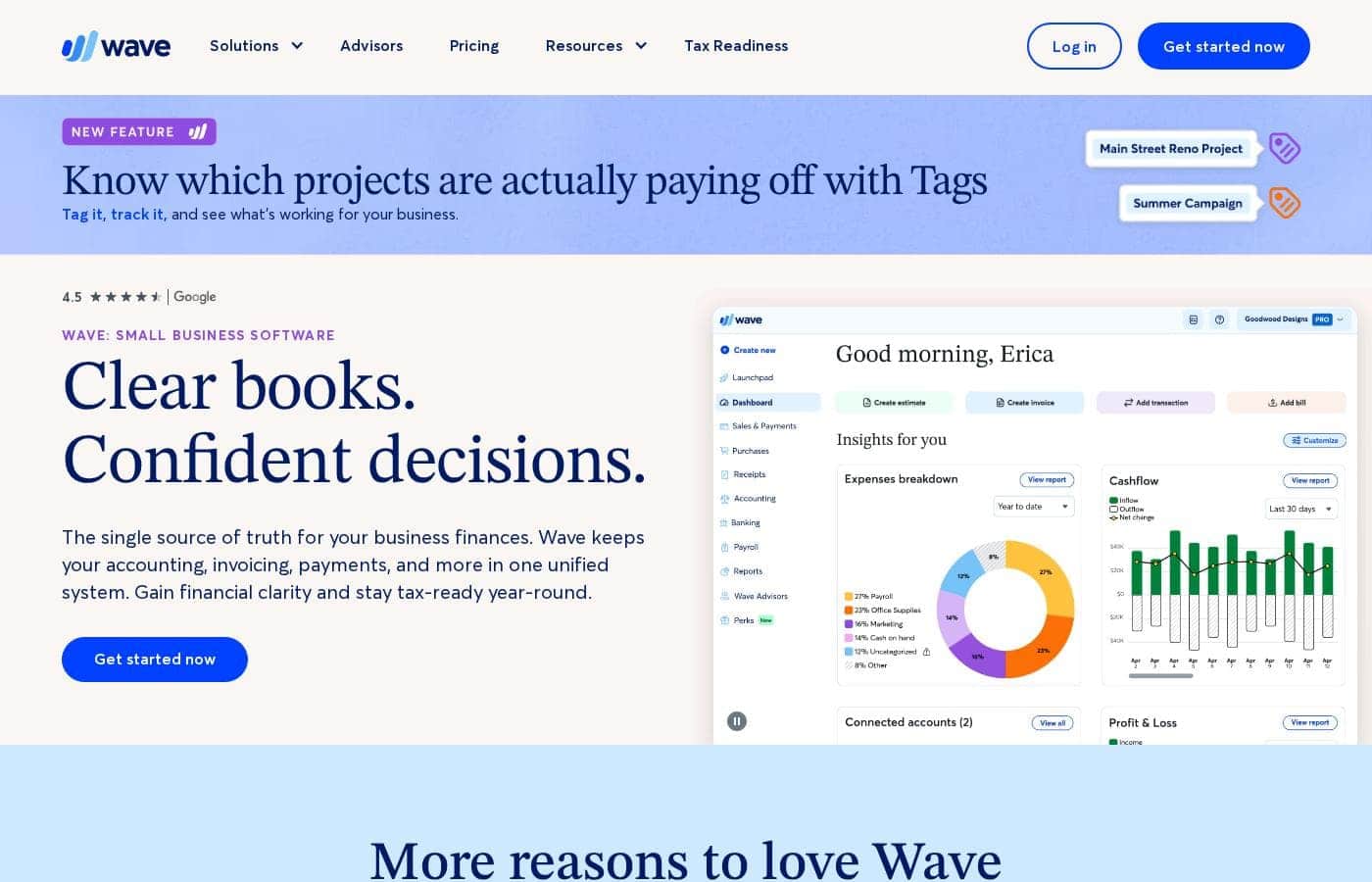 Wave Homepage-Screenshot