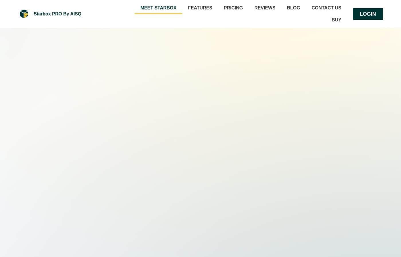 Starbox Pro homepage screenshot