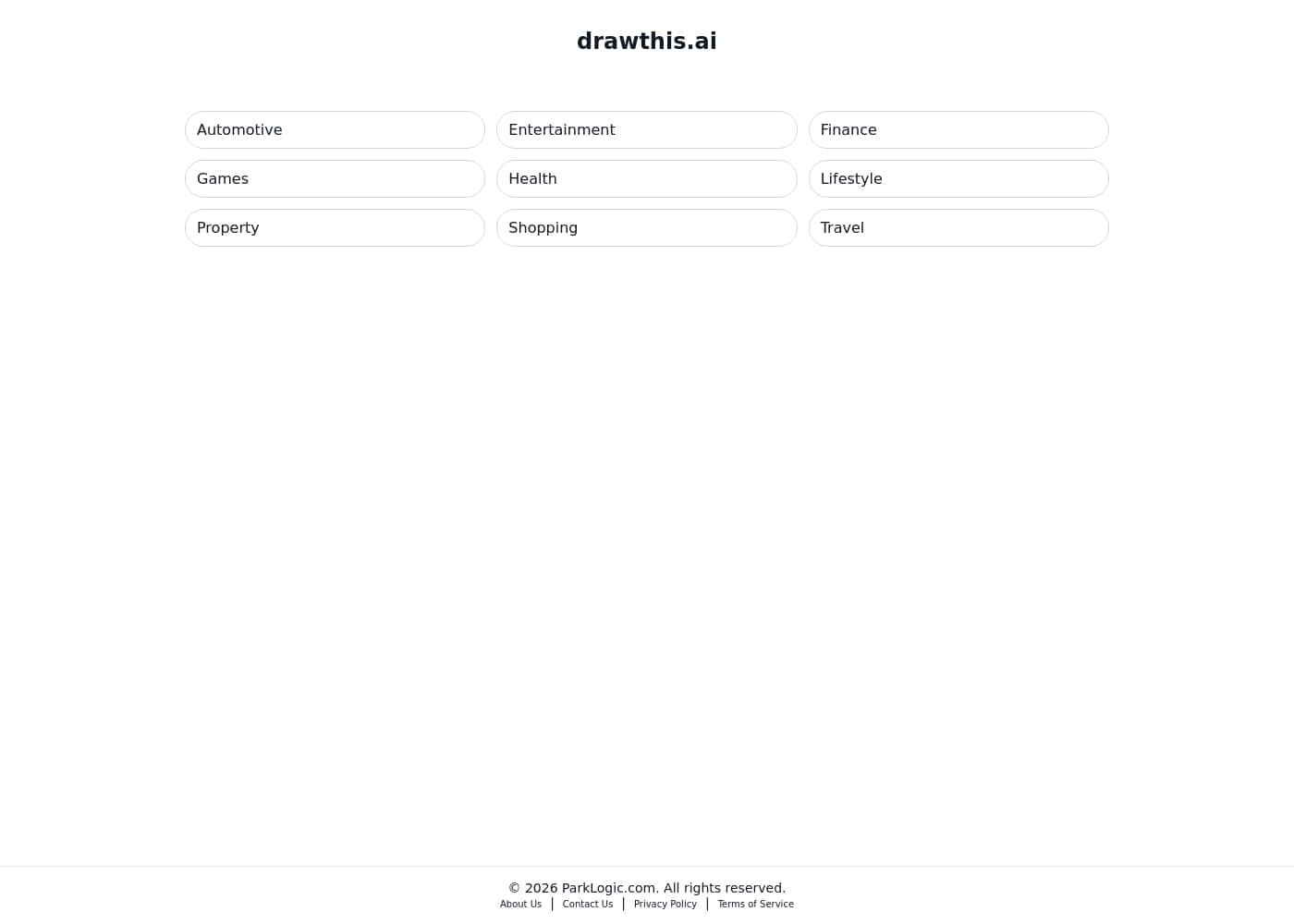 DrawThis homepage screenshot