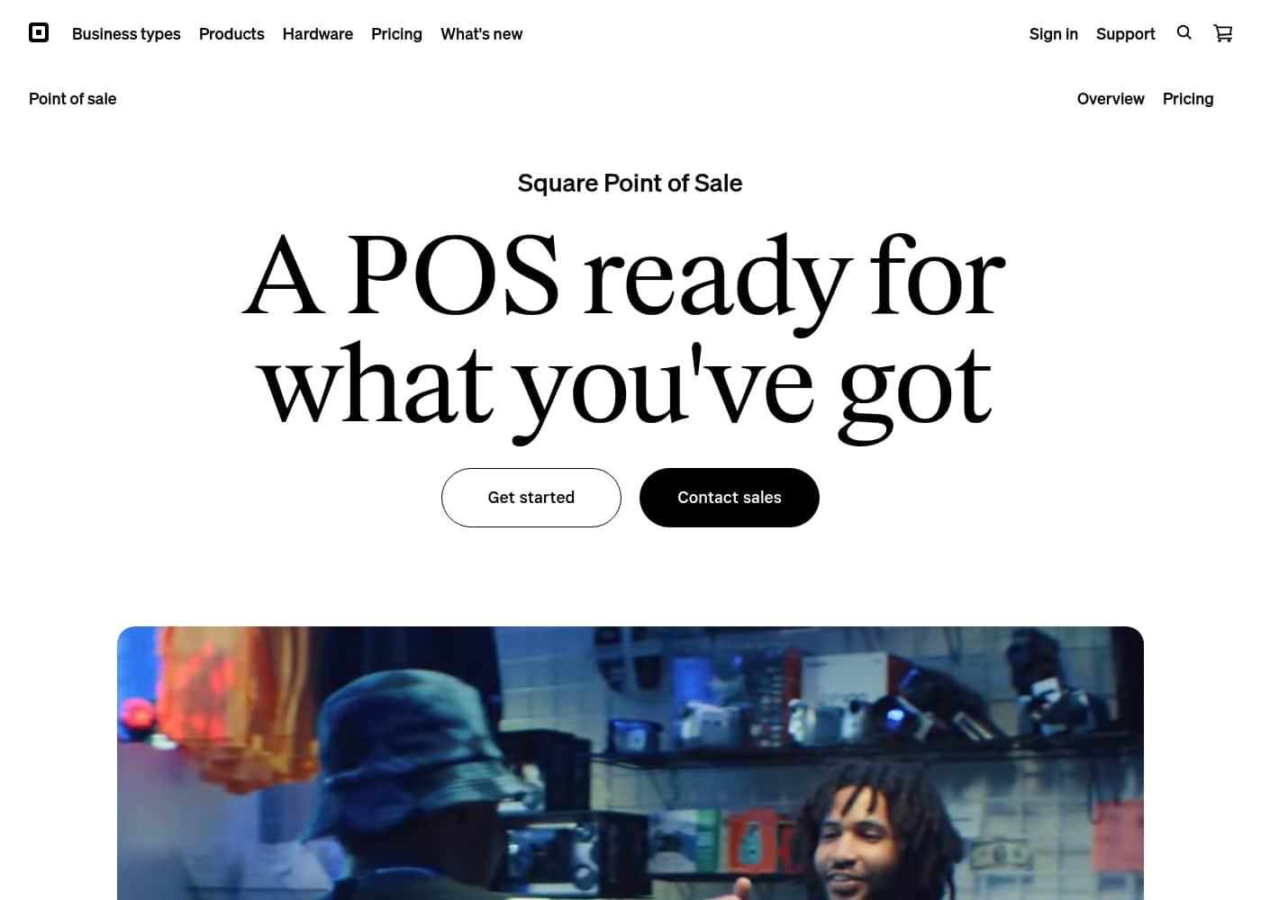 Square POS首页截图