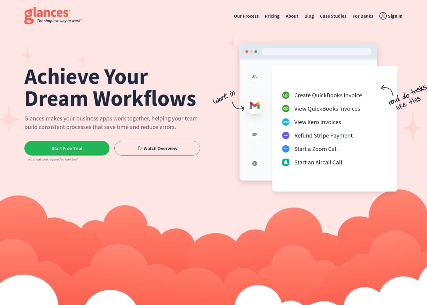 Screenshot della homepage di Glances