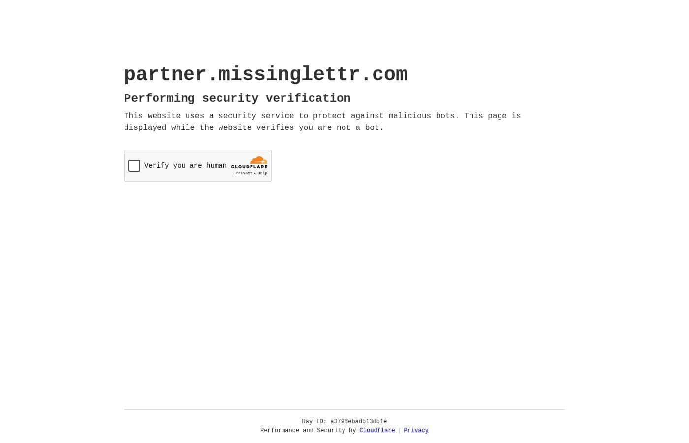Capture d'écran de la page tarifs de MissingLettr