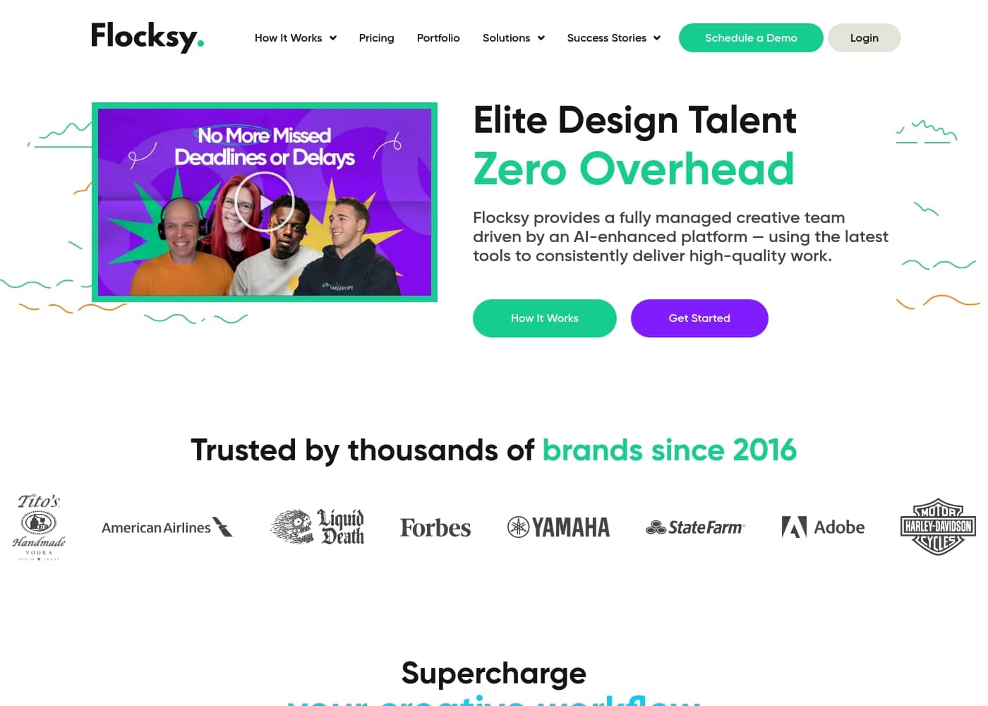 Flocksy 홈페이지 스크린샷
