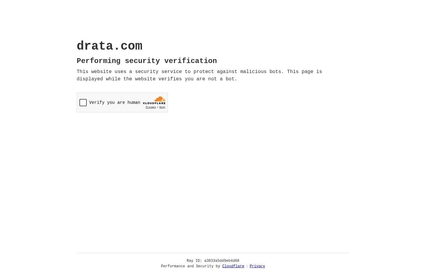 Drata pricing page screenshot
