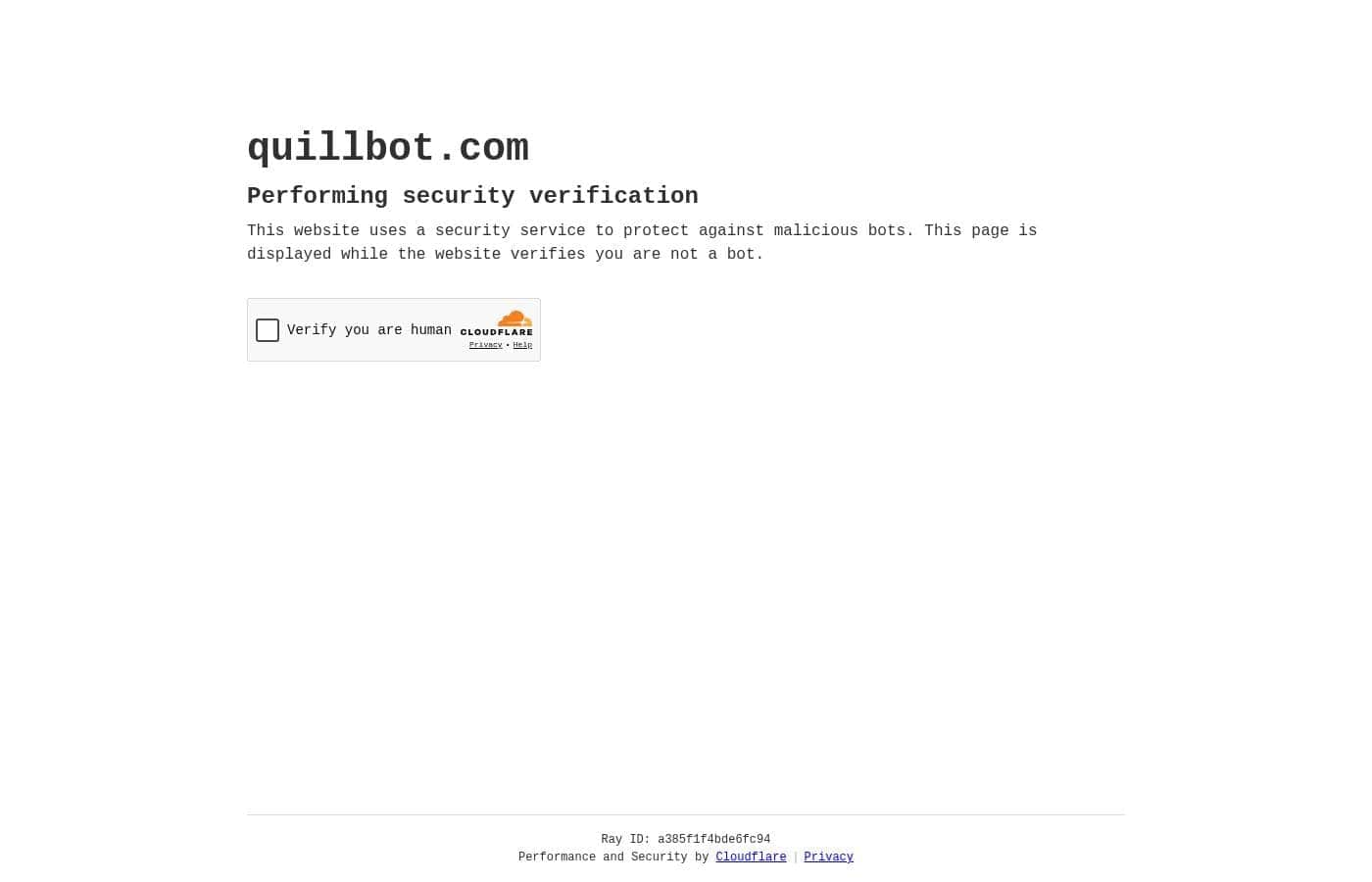 Quillbot homepage screenshot