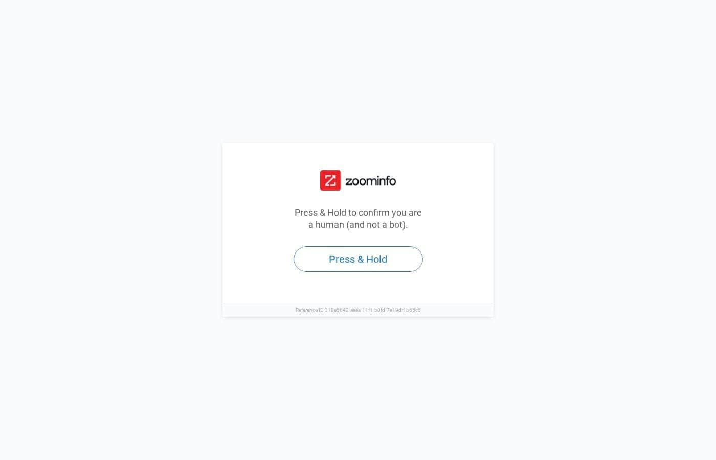 Captura de la página de precios de Zoominfo