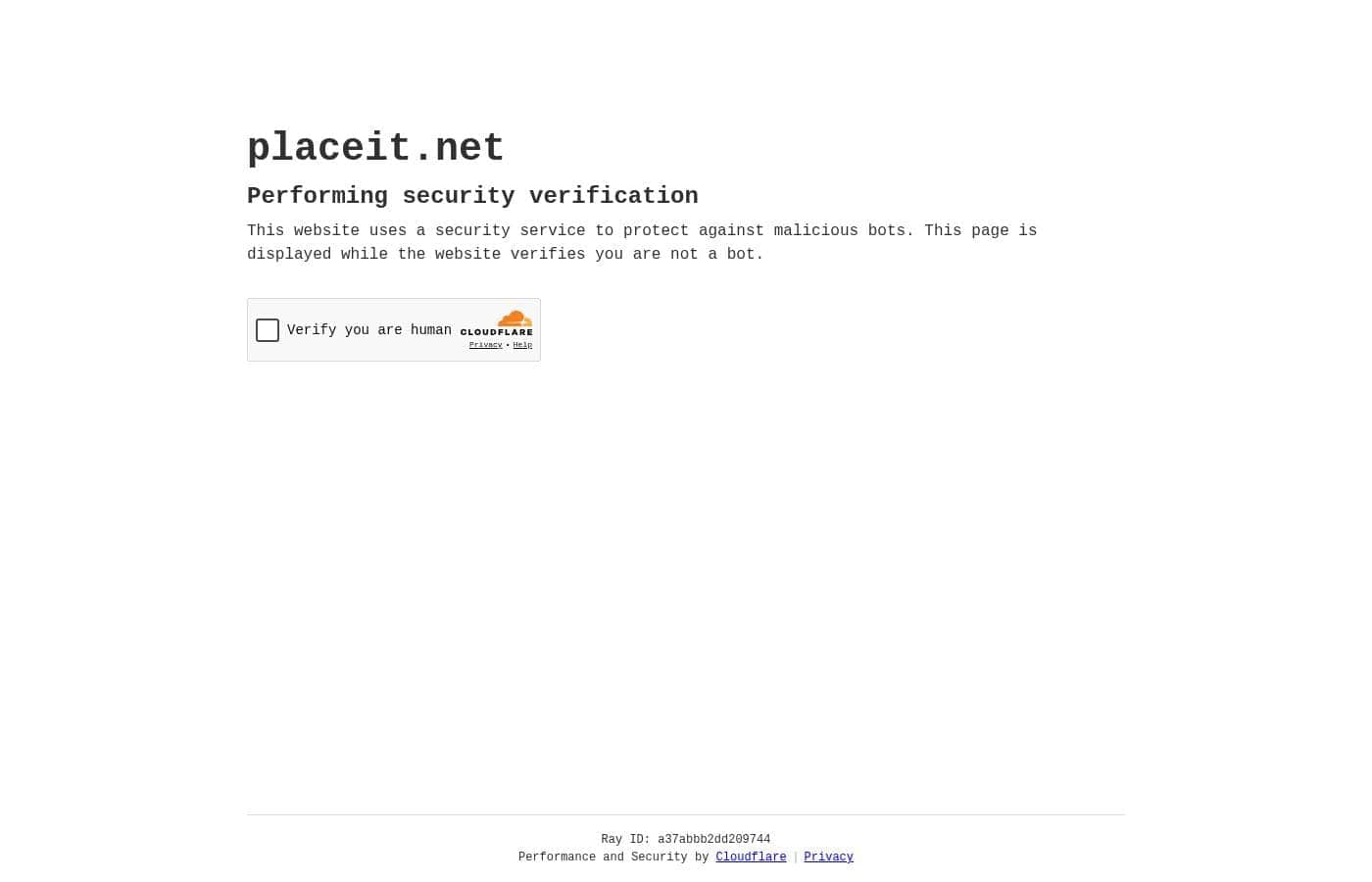 Captura de ecrã da página inicial do Placeit