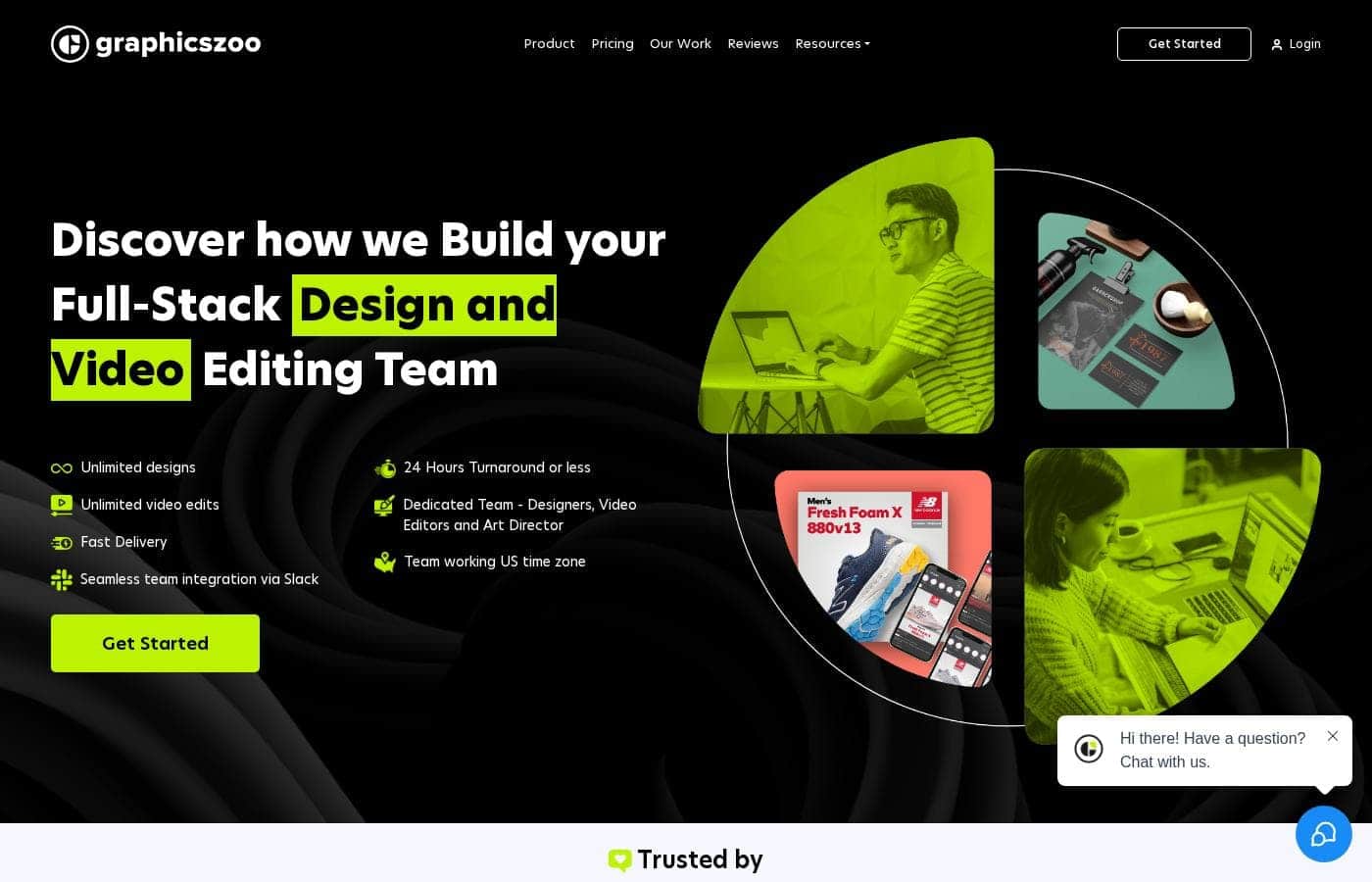 Graphics Zoo homepage screenshot