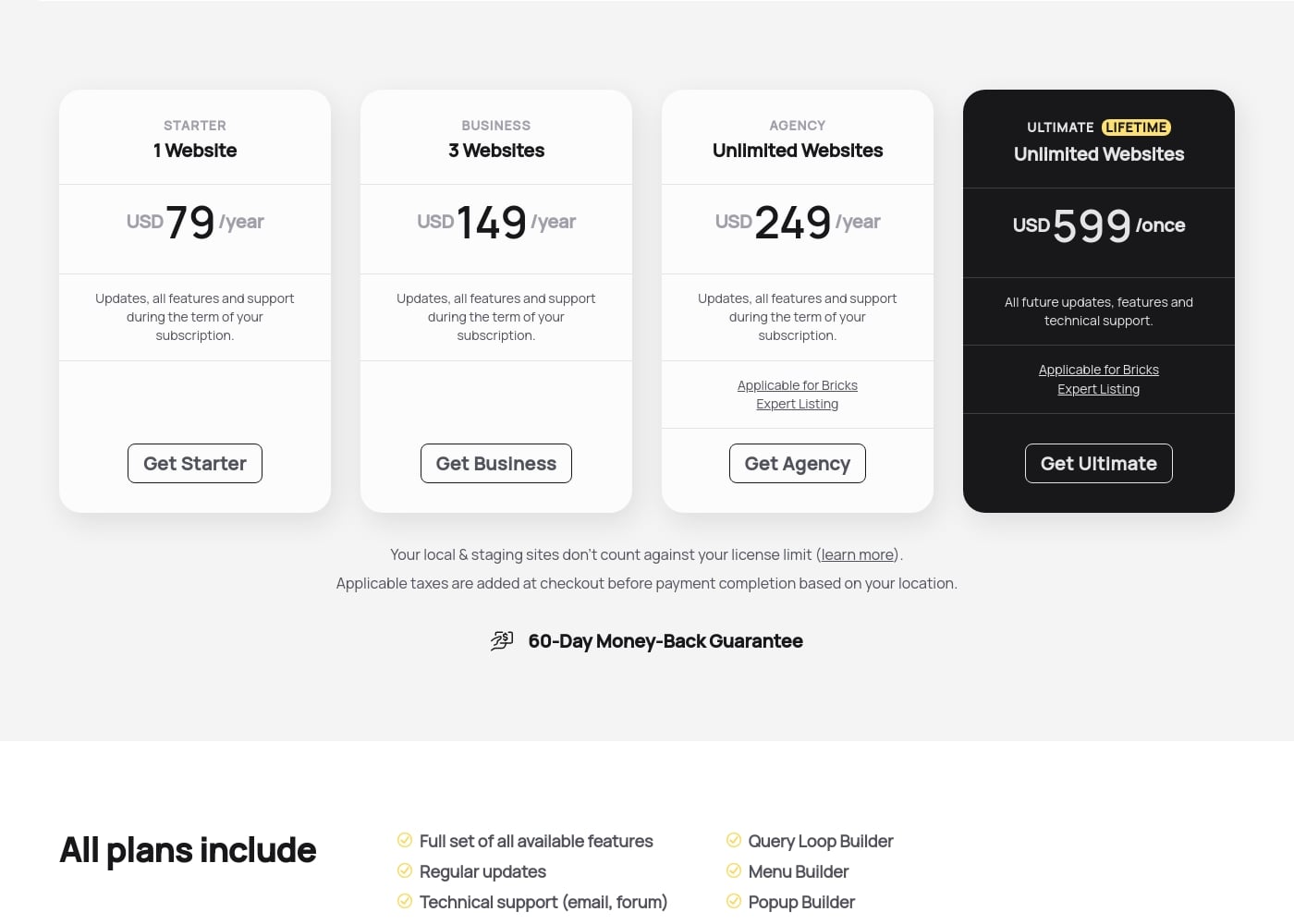 Pricing