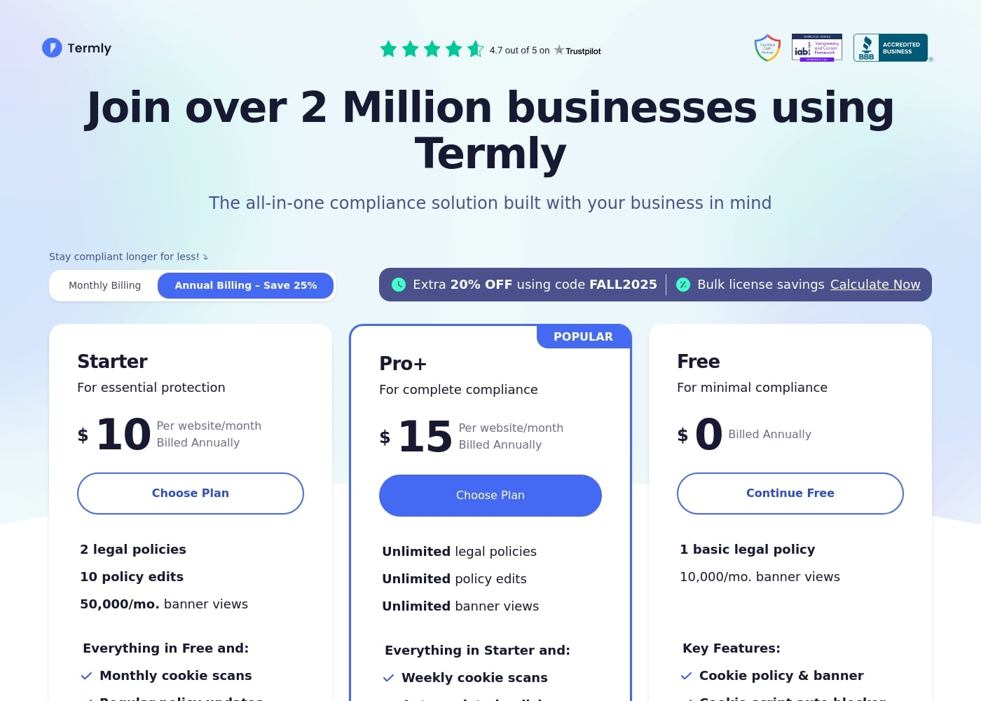 Pricing