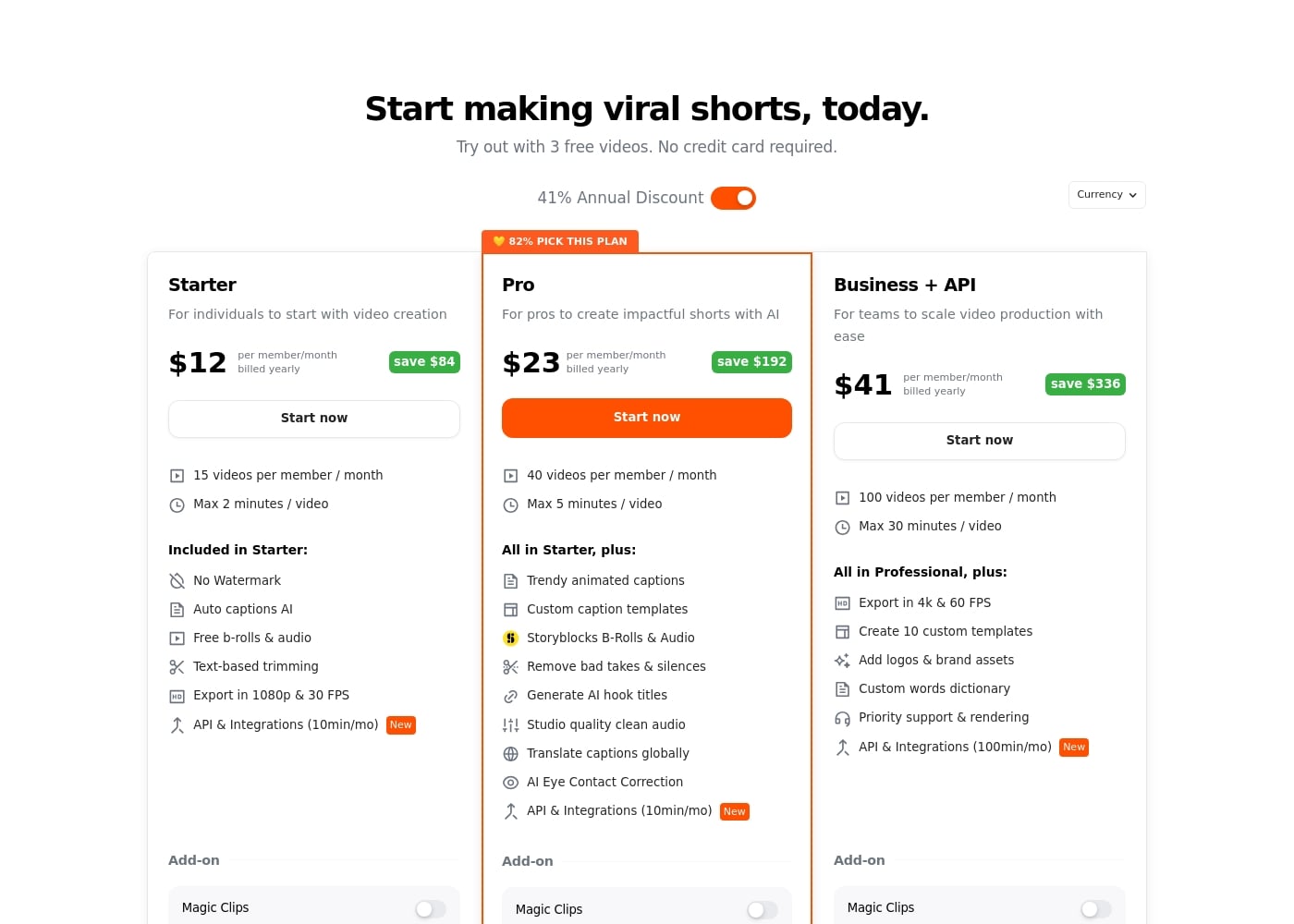 Pricing