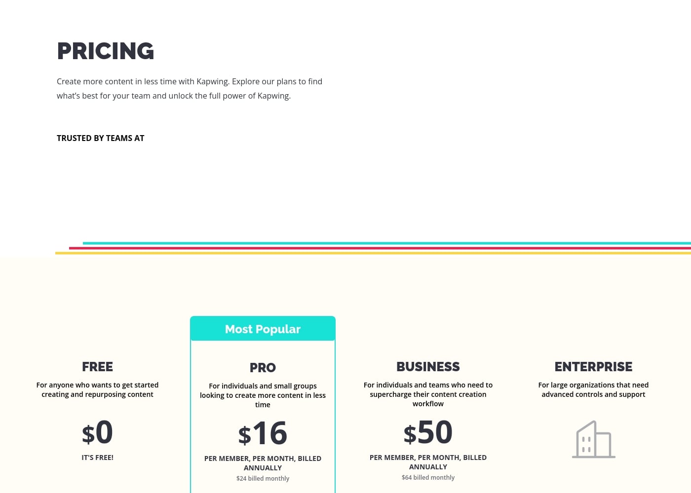 Pricing