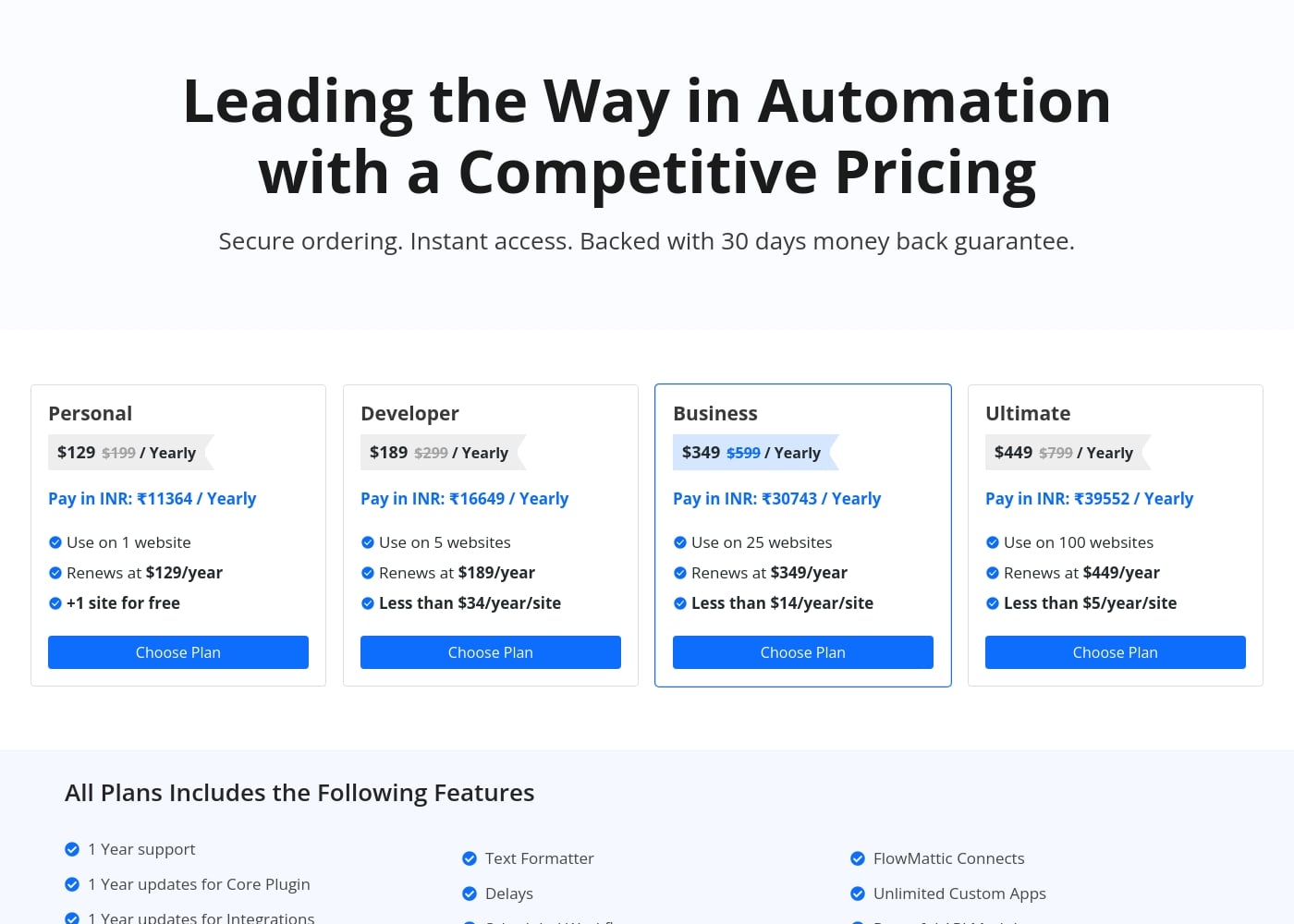 Pricing