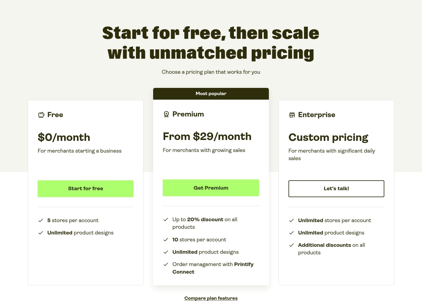 Pricing