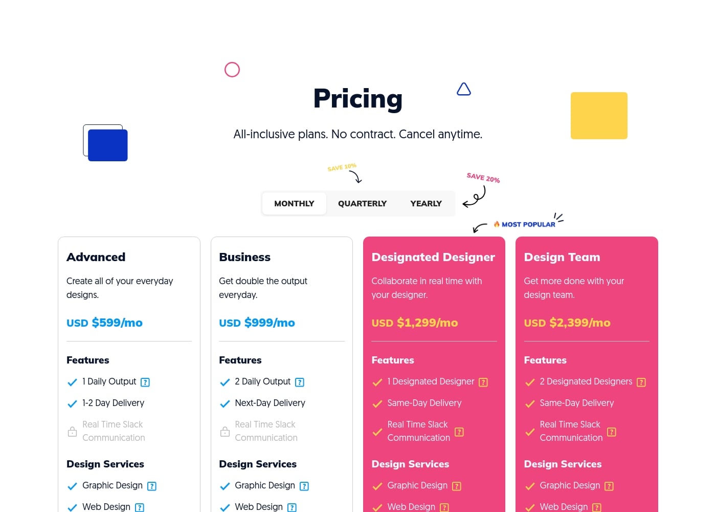 Pricing