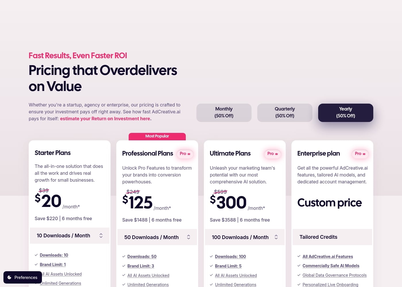 Pricing