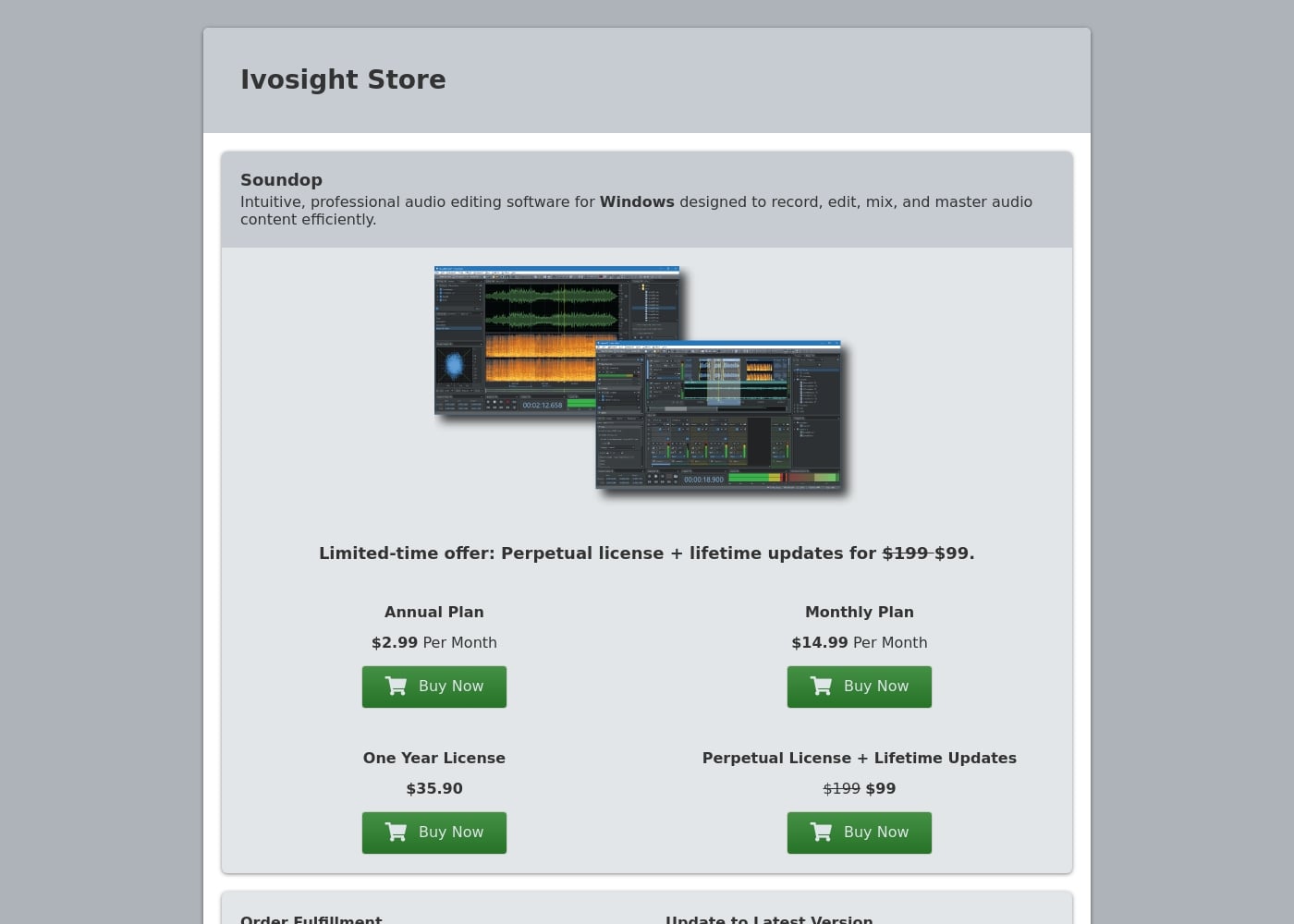 Pricing