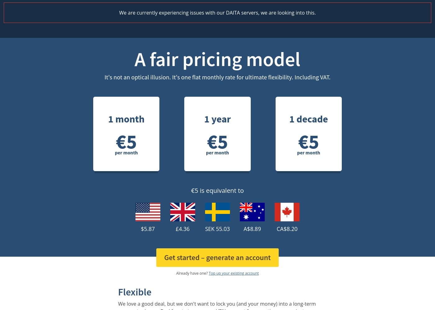 Pricing