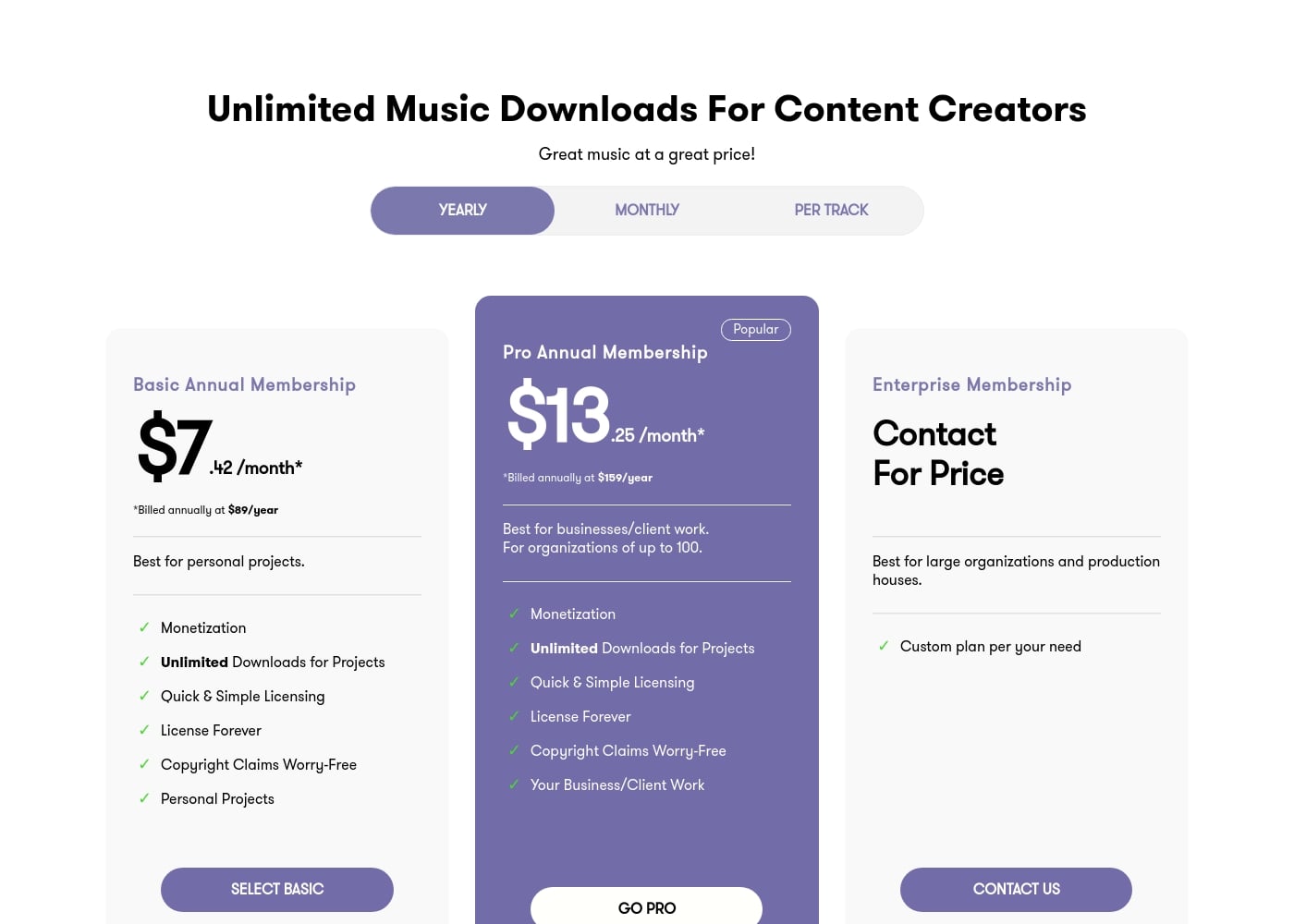 Pricing