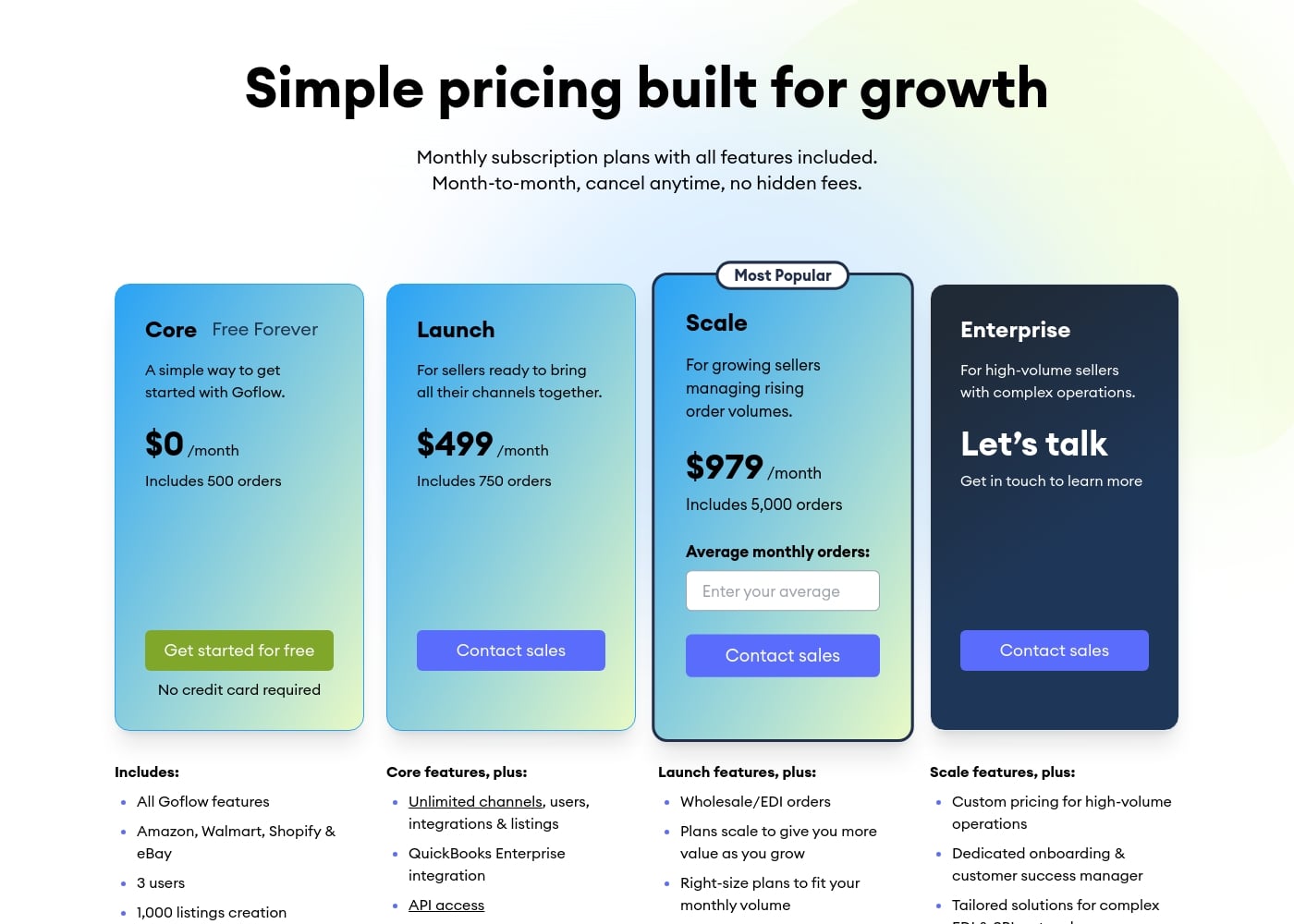 Pricing