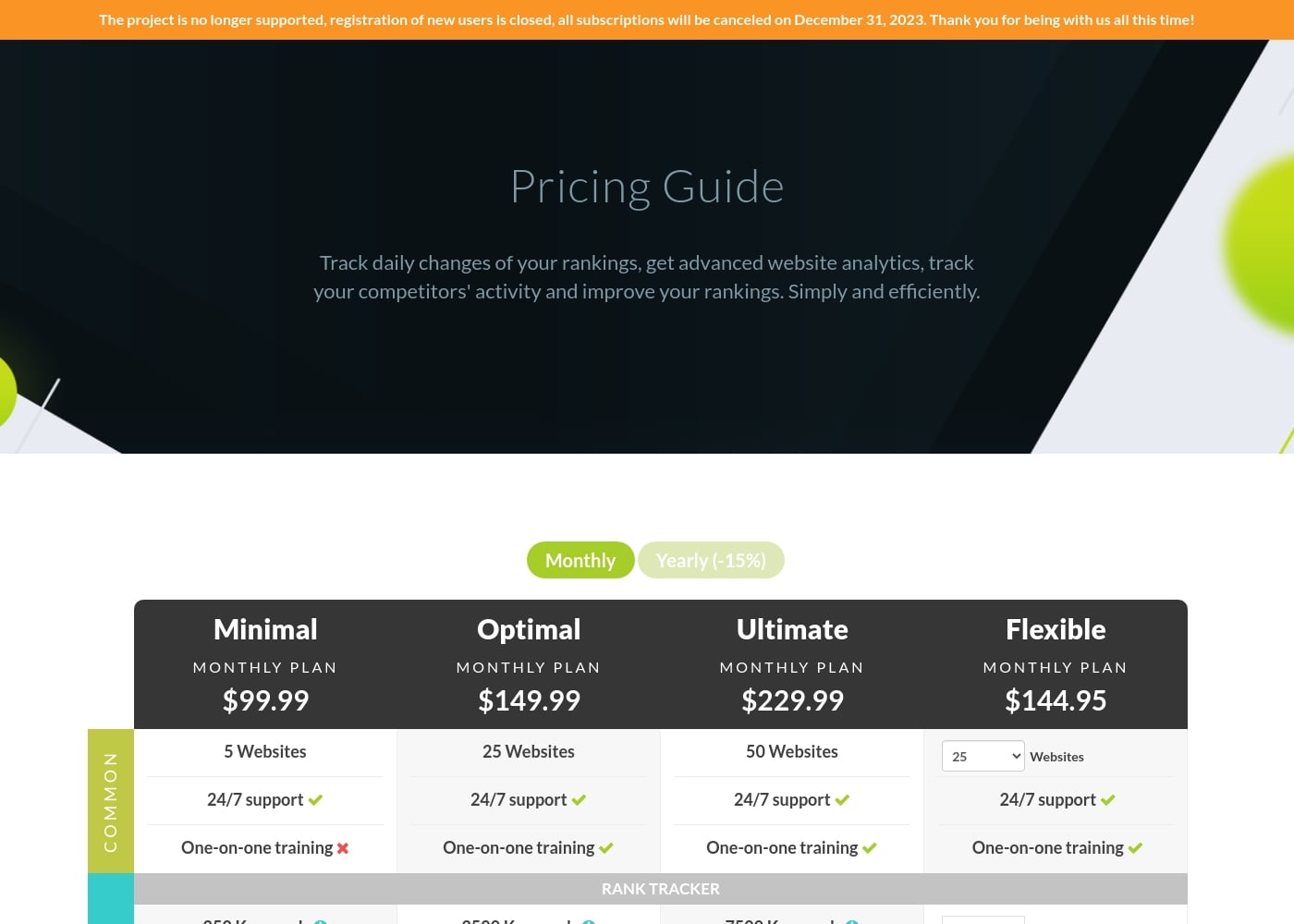 Pricing