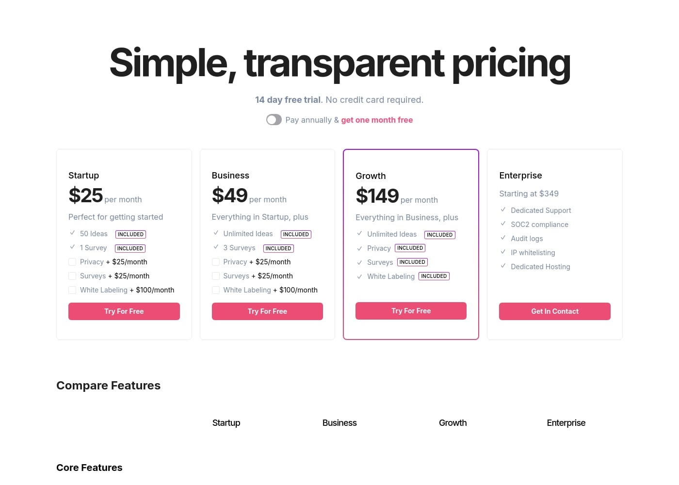 Pricing