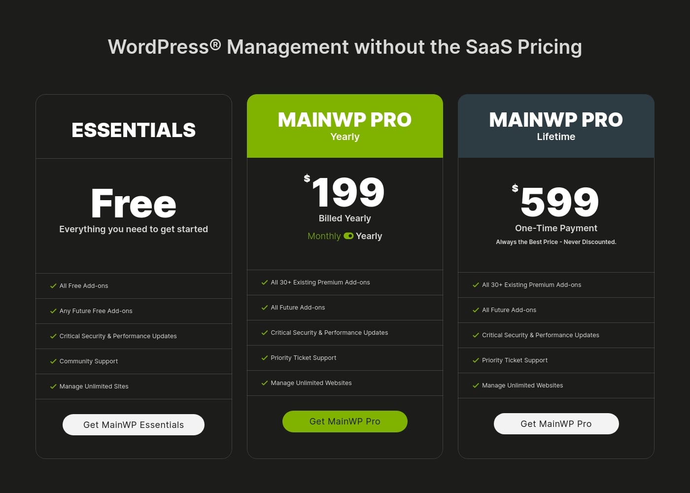 Pricing