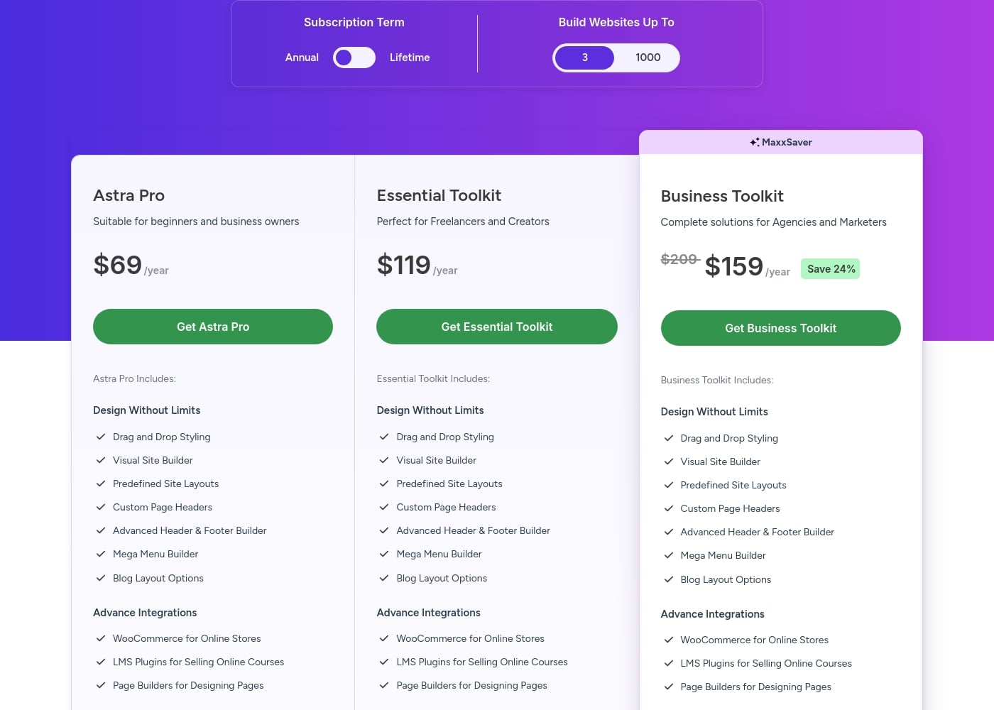 Pricing