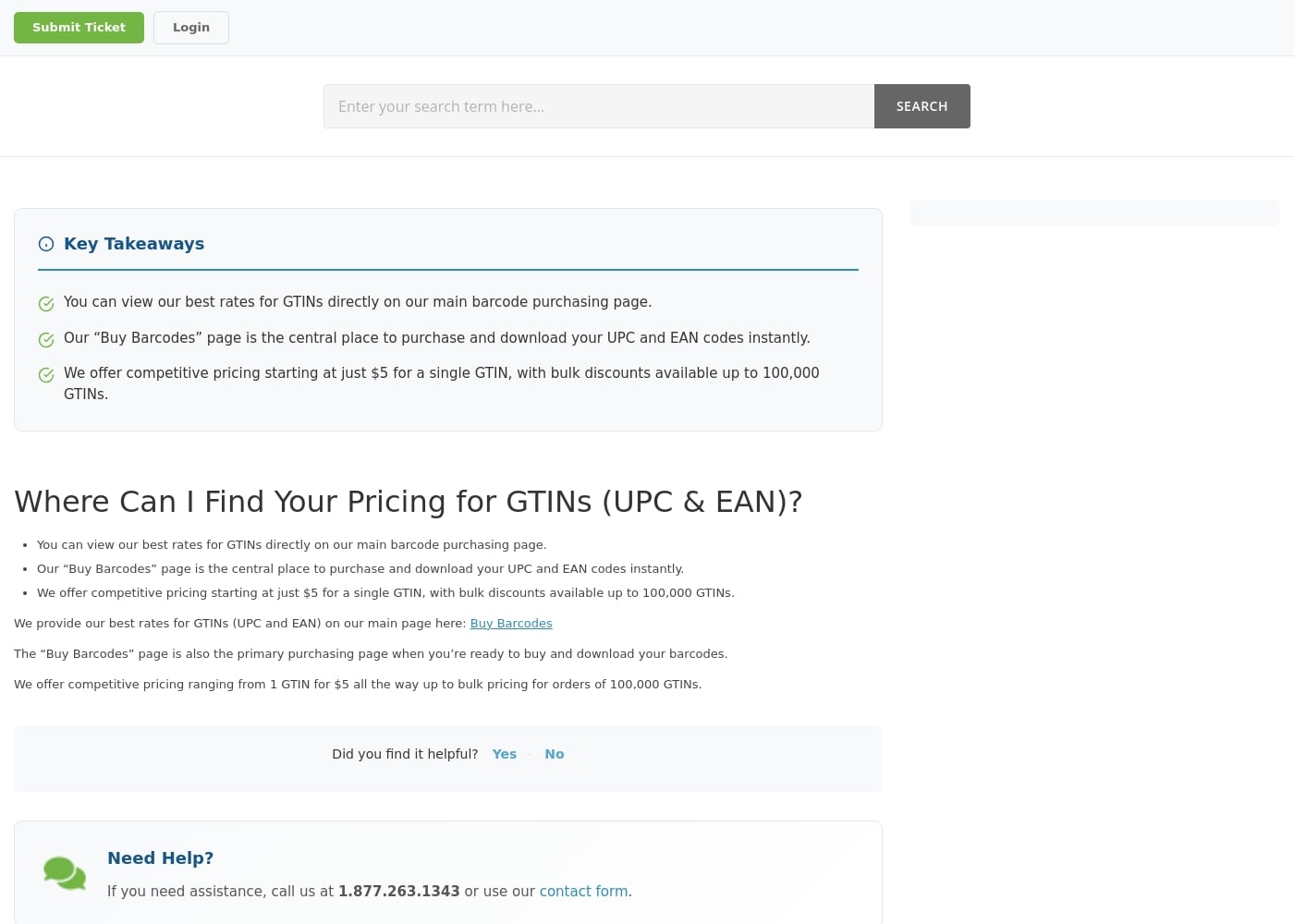 Pricing