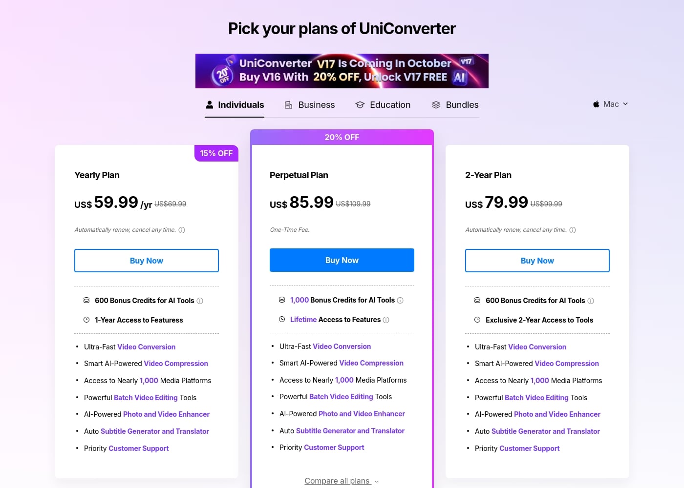 Pricing