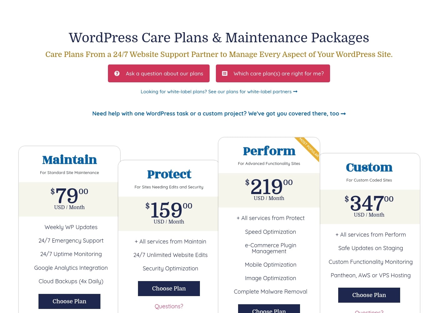 Pricing