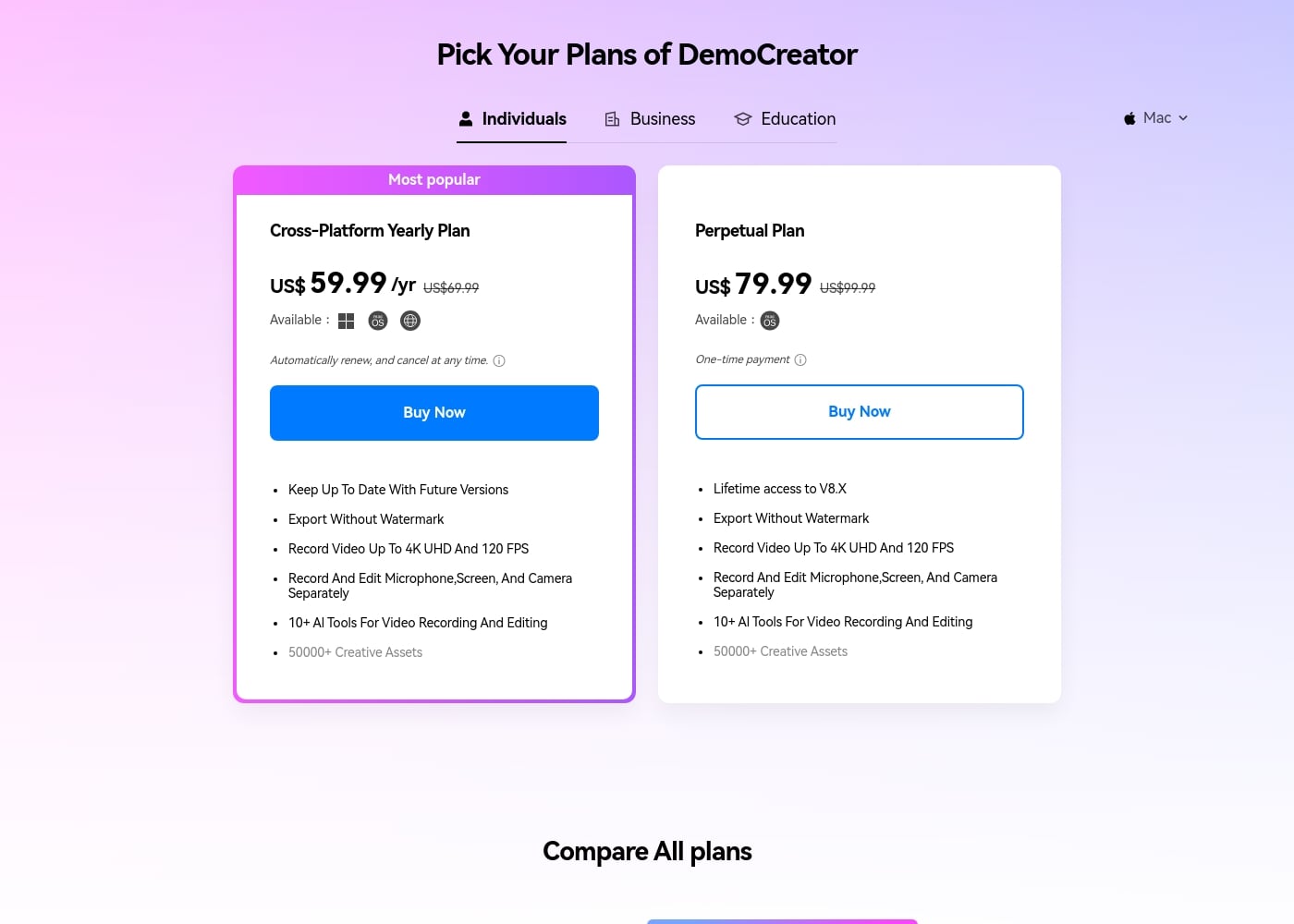 Pricing