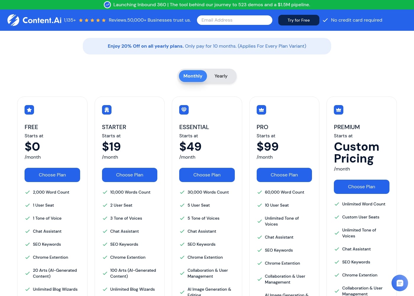 Pricing