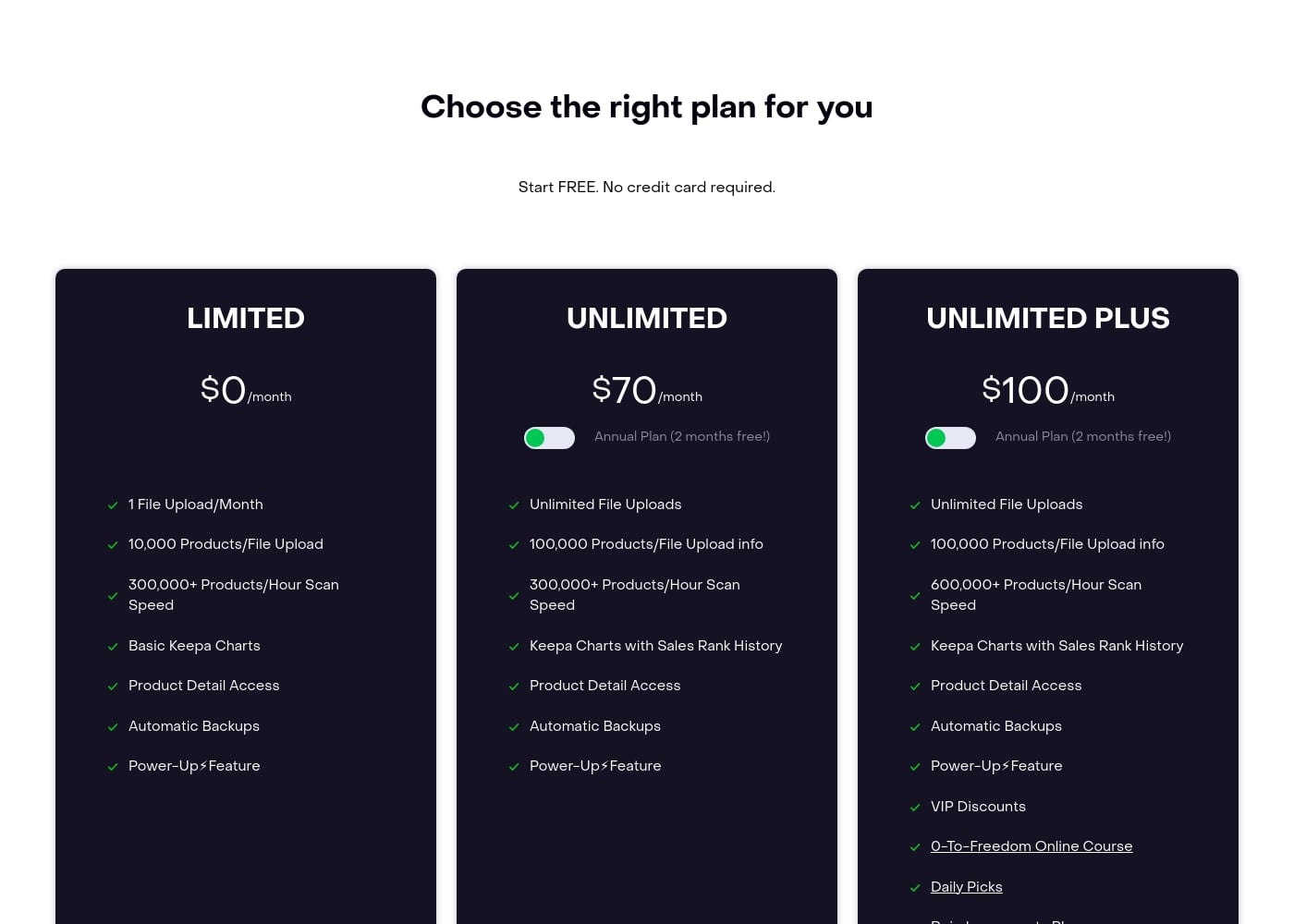 Pricing